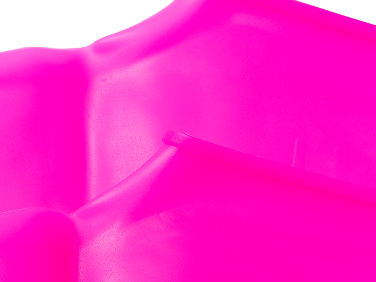 Gumowe wodoodporne ochraniacze na buty, ciemnoróżowe, rozmiar 40-44