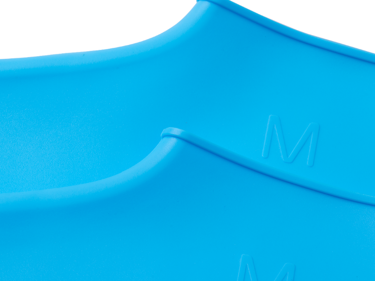 Gumowe wodoodporne ochraniacze na buty, niebieskie, rozmiar 35-39