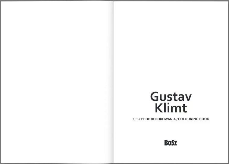 Gustav Klimt - zeszyt do kolorowania