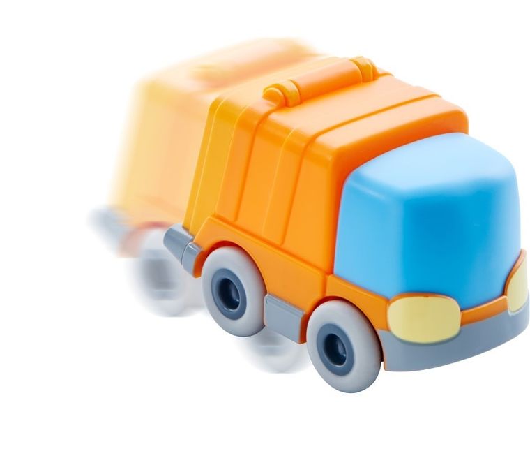 Haba, Kullerbu, śmieciarka, pojazd drewniany