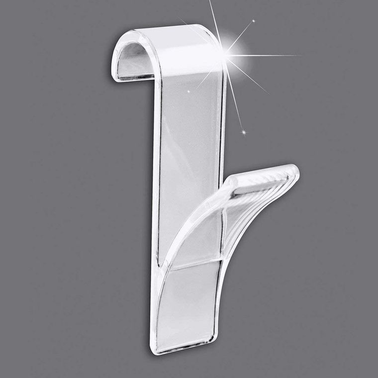 Haczyki-wieszaki na grzejnik żeberkowy do łazienki, 6 szt.