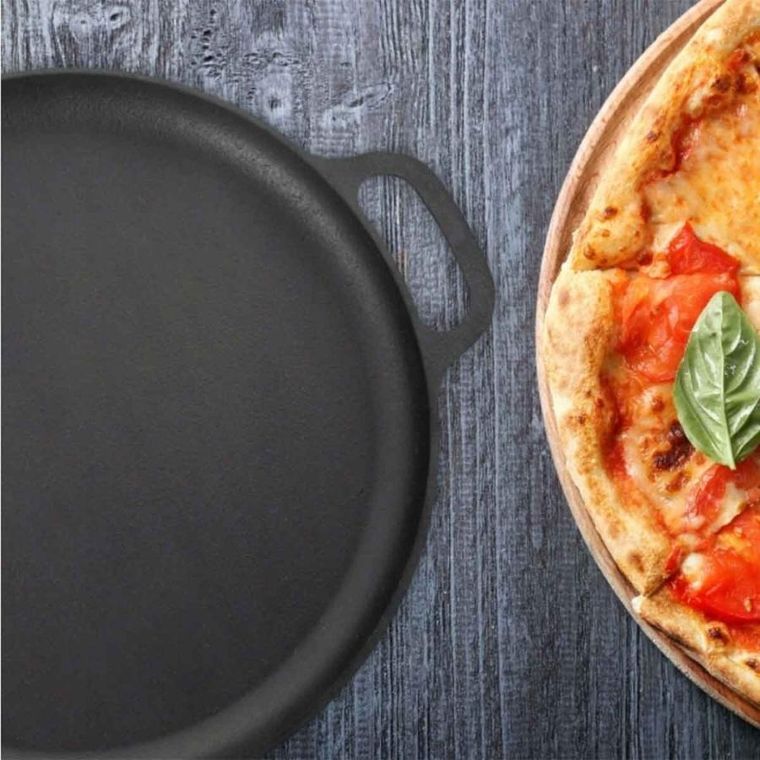Hage, patelnia żeliwna, talerz do pizzy, 30 cm