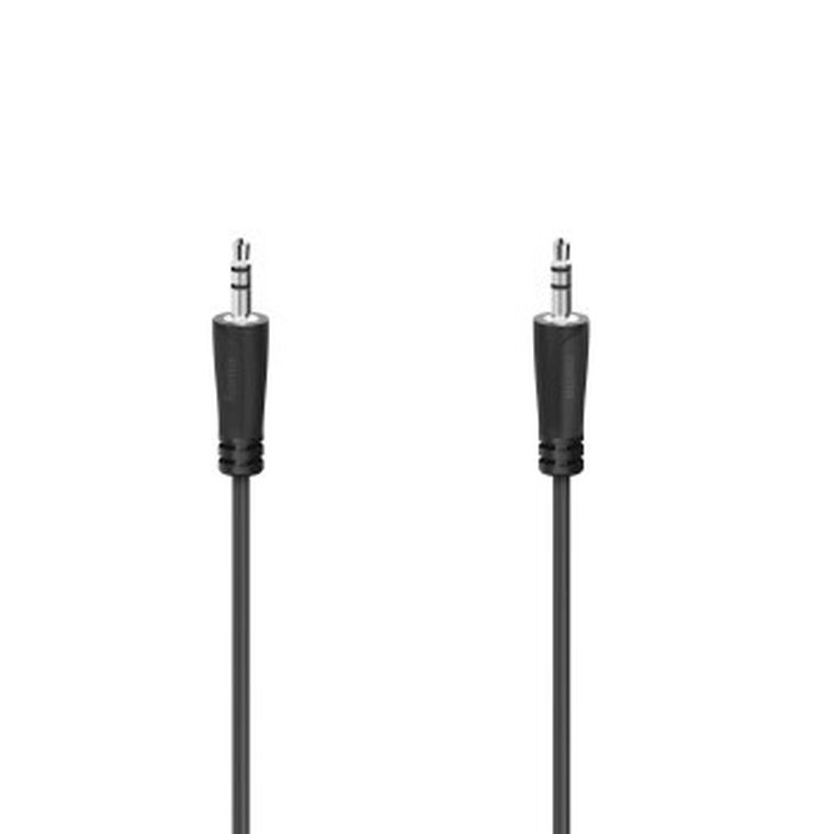 Hama, audio cable, 35 mm jack plug - 3.5 mm jack plug, stereo, 0.5 m