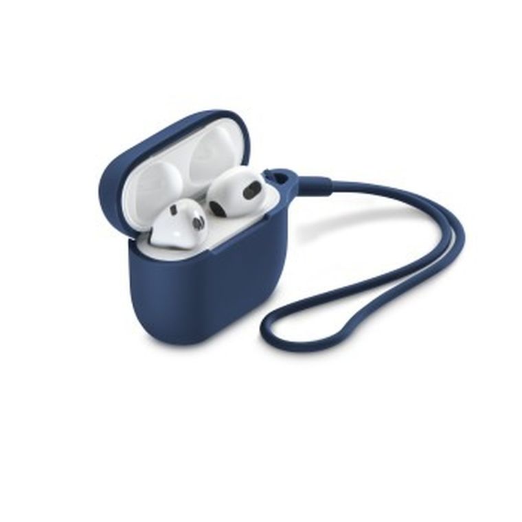 Hama, etui na słuchawki airpod Apple World 3 generacji, niebieskie