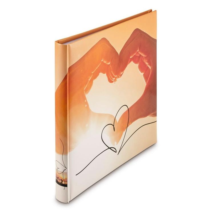 Hama, heart, album na zdjęcia 29-32 cm, 60 zdjęć