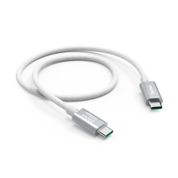 Hama, kabel do telefonu iphone 240w, Apple world usb c 1.5 m biały
