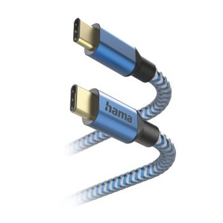 Hama, kabel USB C, 1,5m, niebieski