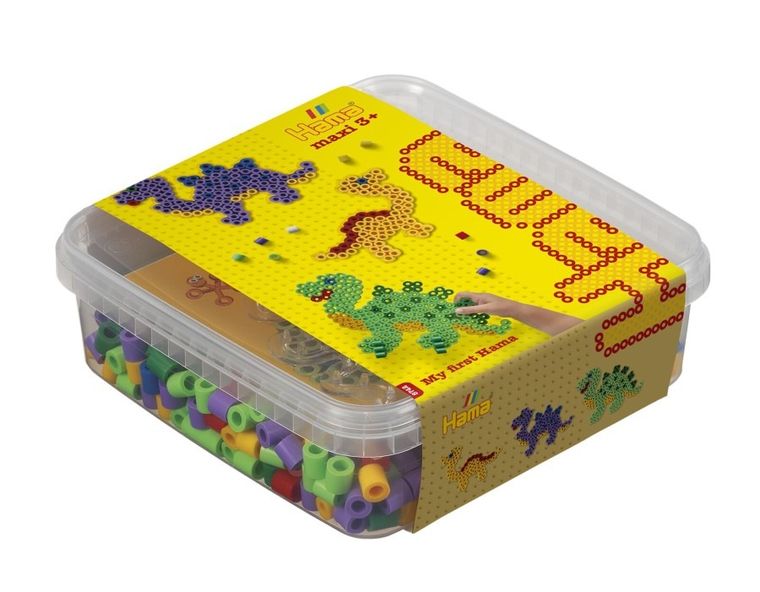 Hama, maxi koraliki do prasowania z podstawką, 600 szt.