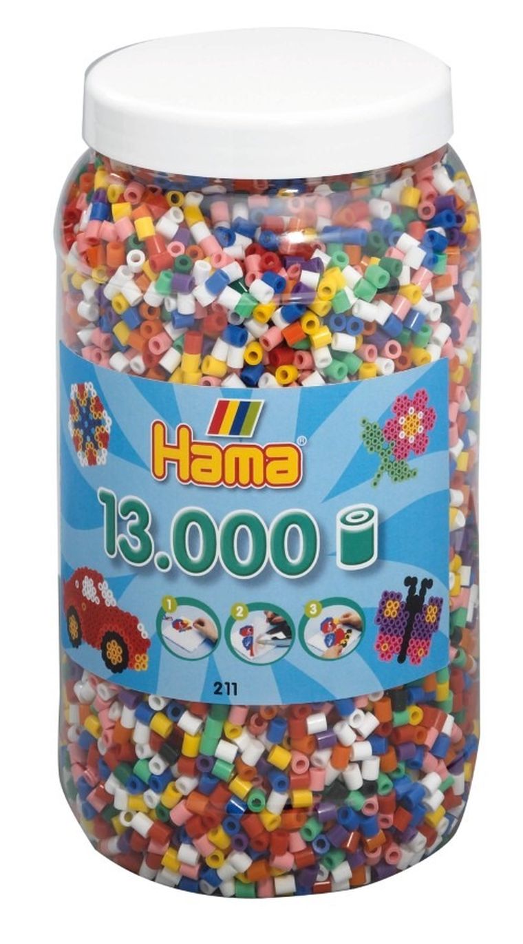 Hama, midi koraliki do prasowania, 13 0000 szt.