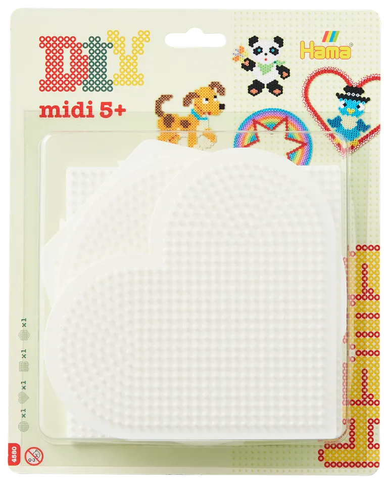 Hama, plansza do układania koralików, 4 szt.