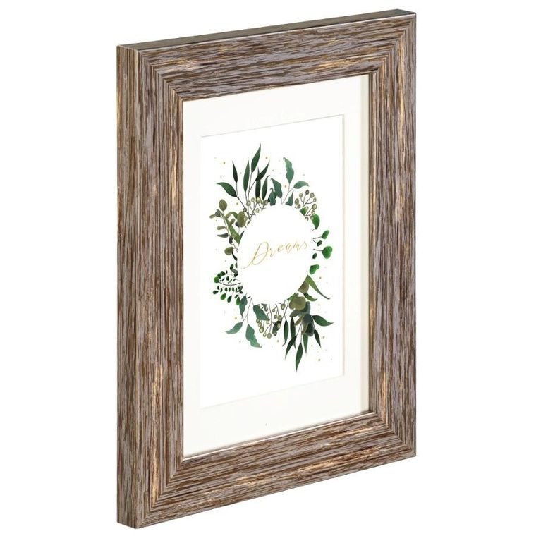 Hama, ramka Chalet, szaro brązowa, 13-18 cm