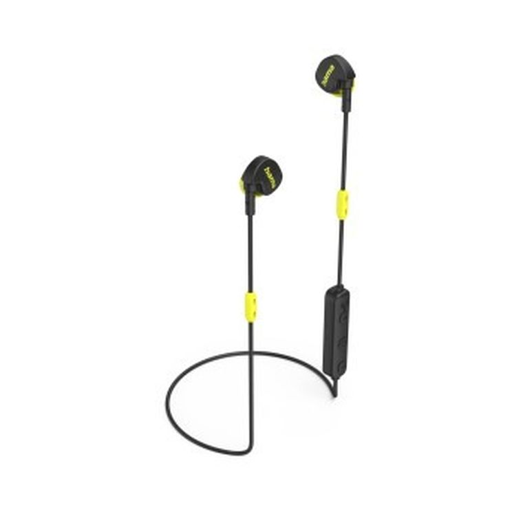 Hama, słuchawki bezprzewodowe, freedom athletics II, dokanałowe z mikrofonem, czarne