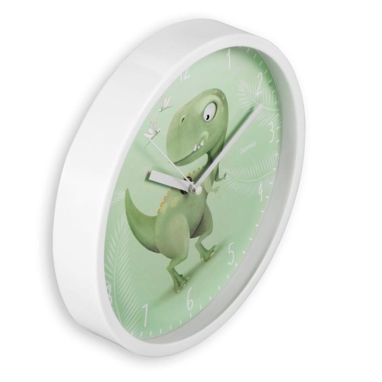 Hama, zegar ścienny, dinozaur, 25 cm