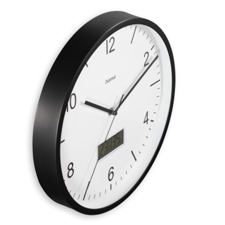 Hama, zegar ścienny, Lanzarotte, z termomentrem i higrometrem, 35 cm