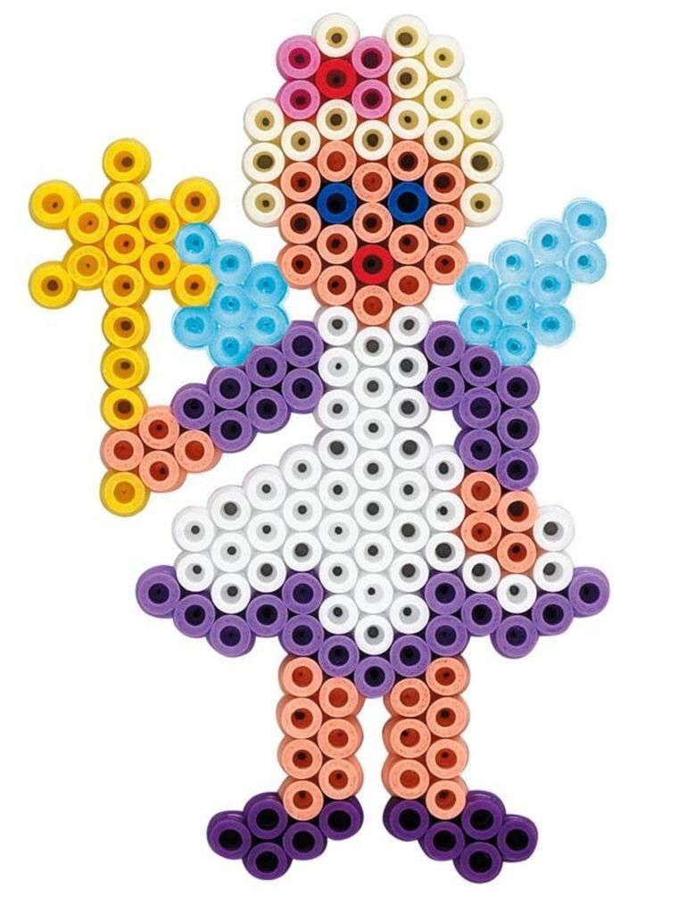 Hama, zestaw: koraliki do prasowania + plansza, 2 szt. magiczne konie