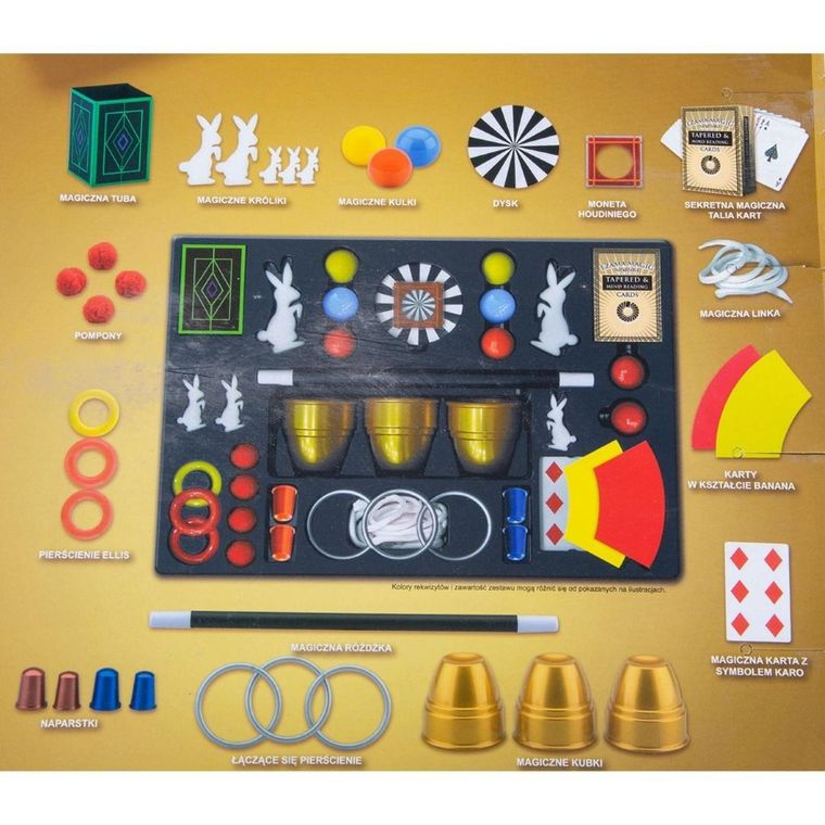 Hanky Panky, Oszałamiająca magia, złota edycja, 150 sztuczek
