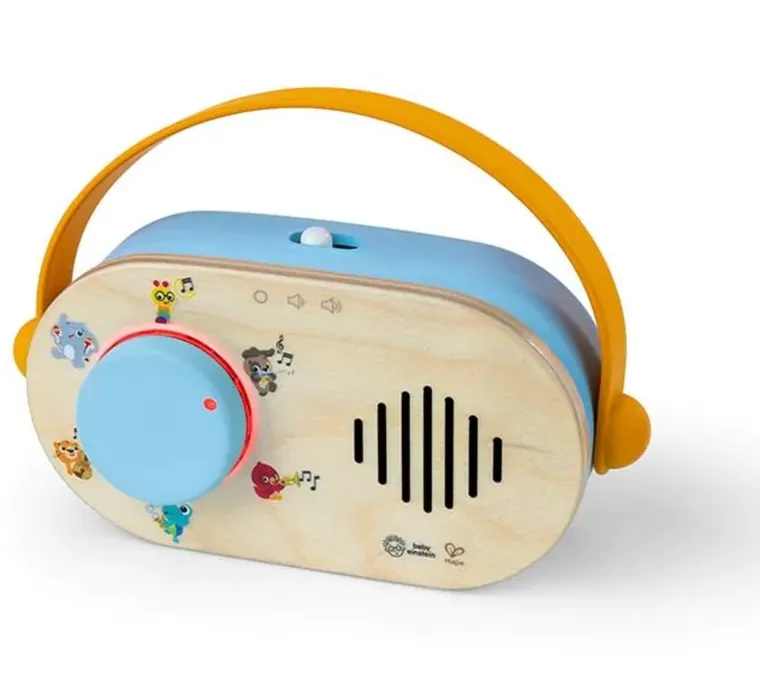 Hape, Baby Einstein, magiczne dotykowe radyjko, zabawka muzyczna
