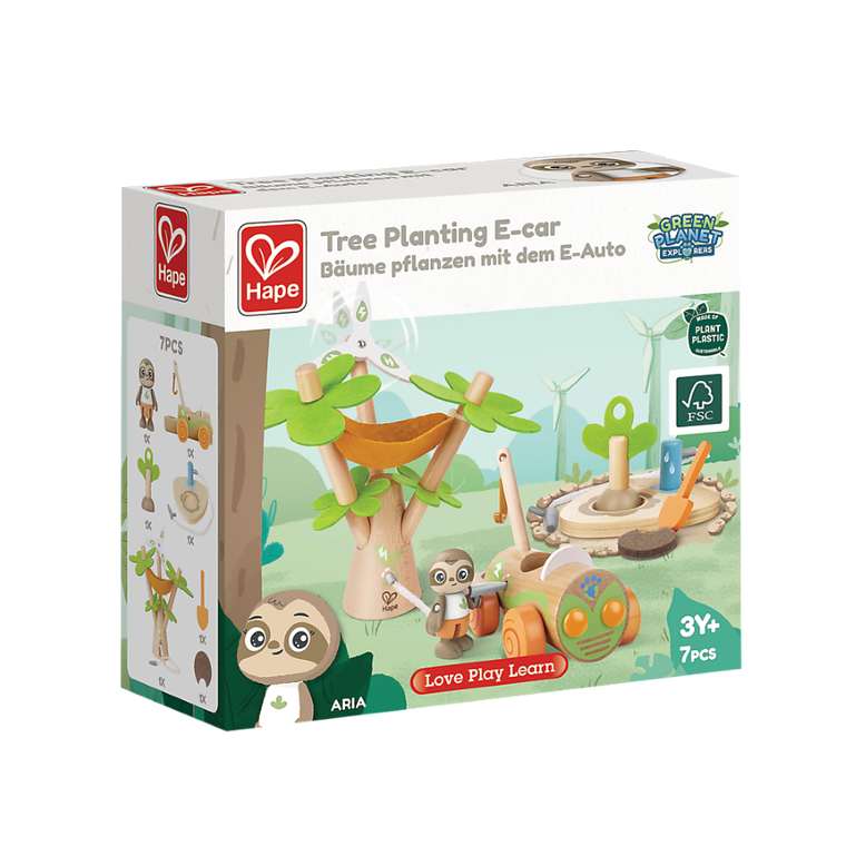 Hape, Green Planet Explorer, Eko pojazd, zabawka edukacyjna