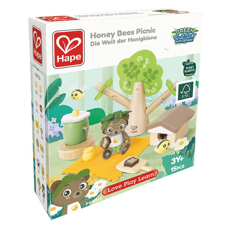 Hape, Green Planet Explorer, Produkcja miodu, zabawka edukacyjna