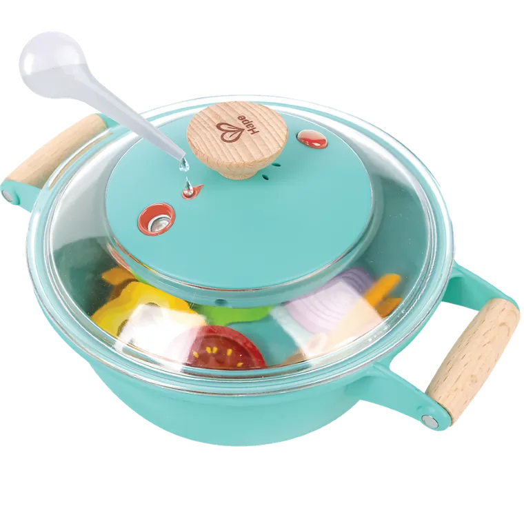 Hape, zestaw do gotowania na parze, zabawka interaktywna