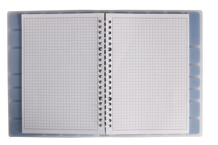 Happy Color, brulion na spirali, Trendy Navy Blue, A5, 80g, w kratkę, 80 kartek, 1 szt.