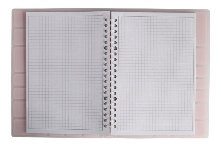 Happy Color, brulion na spirali, Trendy Soft Pink, A5, 80g, w kratkę, 80 kartek, 1 szt.