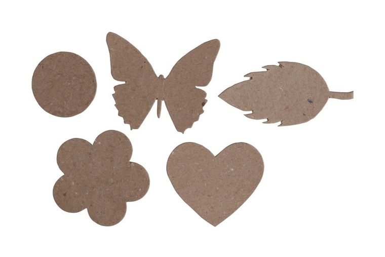 Happy Color, kształty tekturowe, Basic, 10-6 cm, 5 szt.