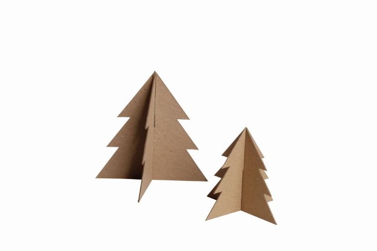 Happy Color, kształty tekturowe, Christmas Tree, 13-18 cm, 2 szt.