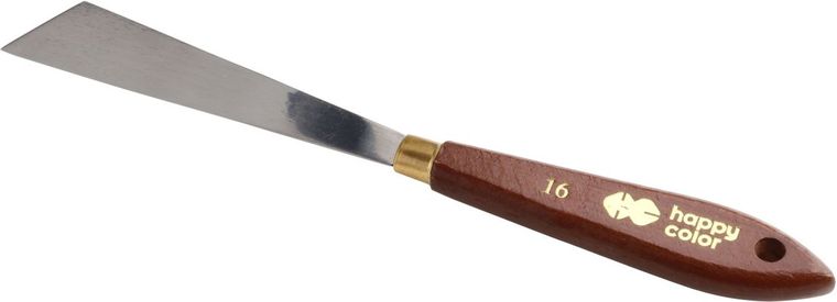 Happy Color, szpachelka malarska nr 16, uchwyt drewno bukowe