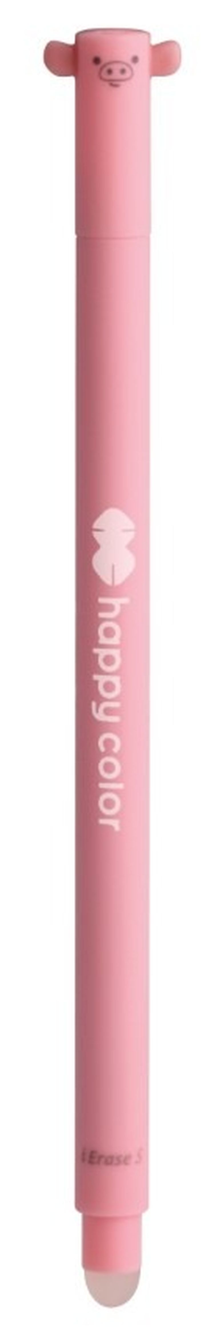 Happy Color, Uszaki, długopis wymazywalny, niebieski, 0,5 mm, 1 szt.