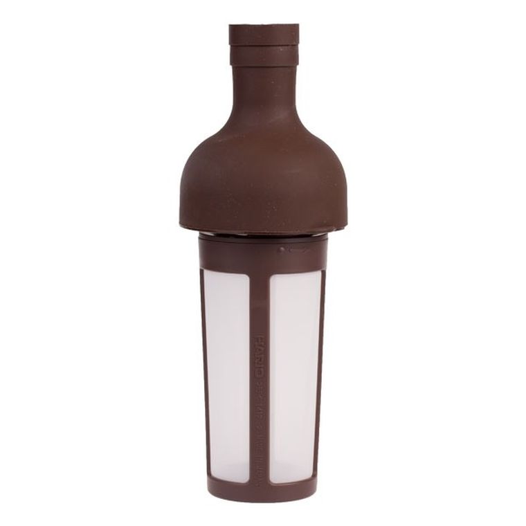 Hario, butelka do przygotowania zimnej kawy Cold Brew, brązowa
