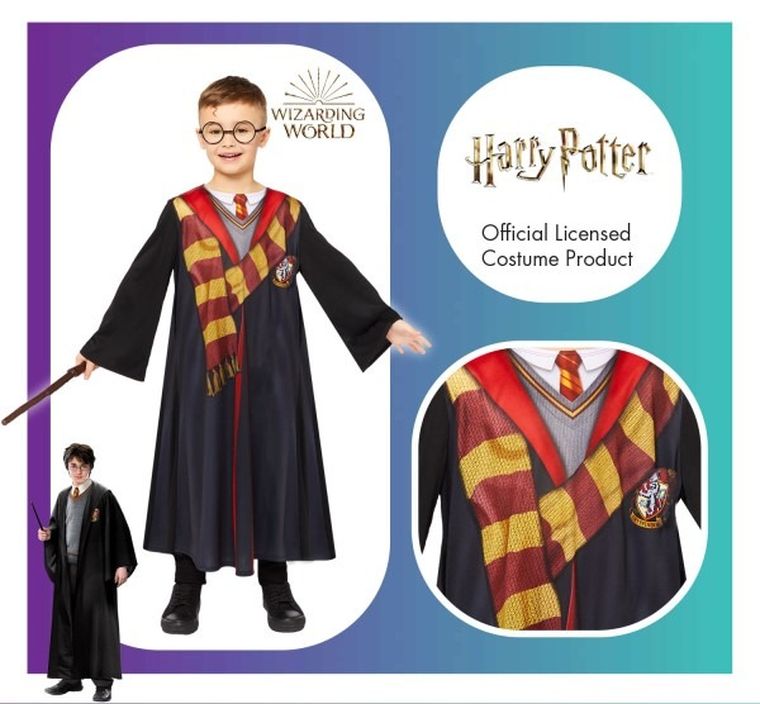 Harry Potter, strój dla dzieci, rozmiar 146/152