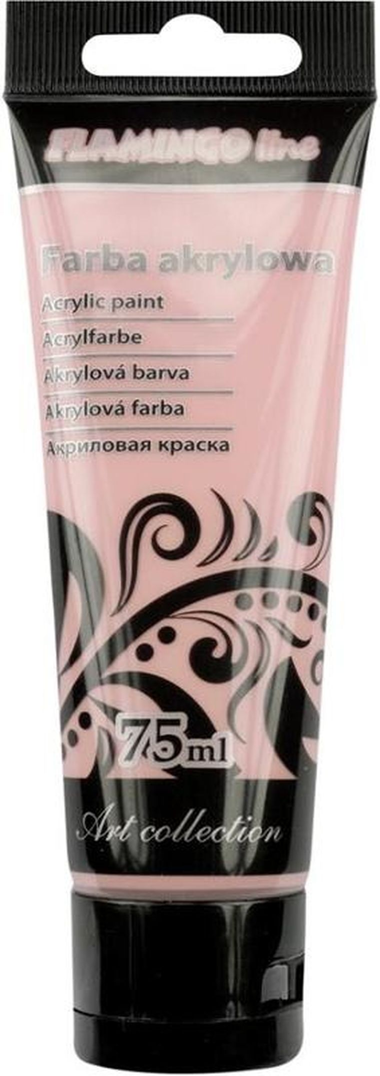 Hasta, Art Collection, Flamingo Line, farba akrylowa, tuba, pastelowy jasnołososiowy 020, 75 ml