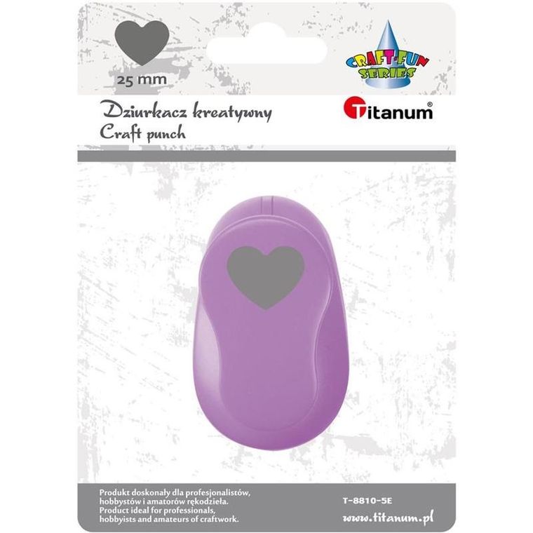 Hasta, dziurkacz kreatywny, 25 mm, serce