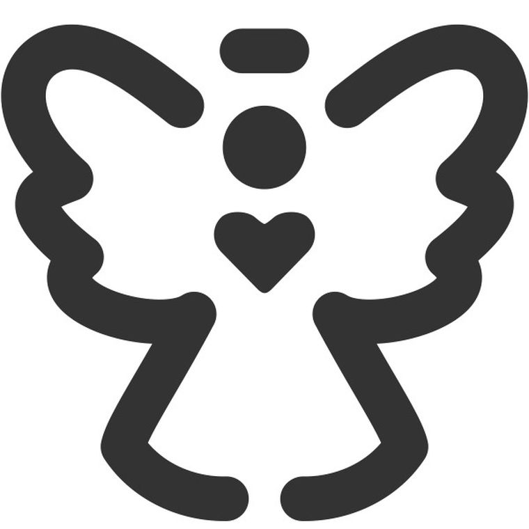 Hasta, dziurkacz, kreatywny, anioł, 25 mm