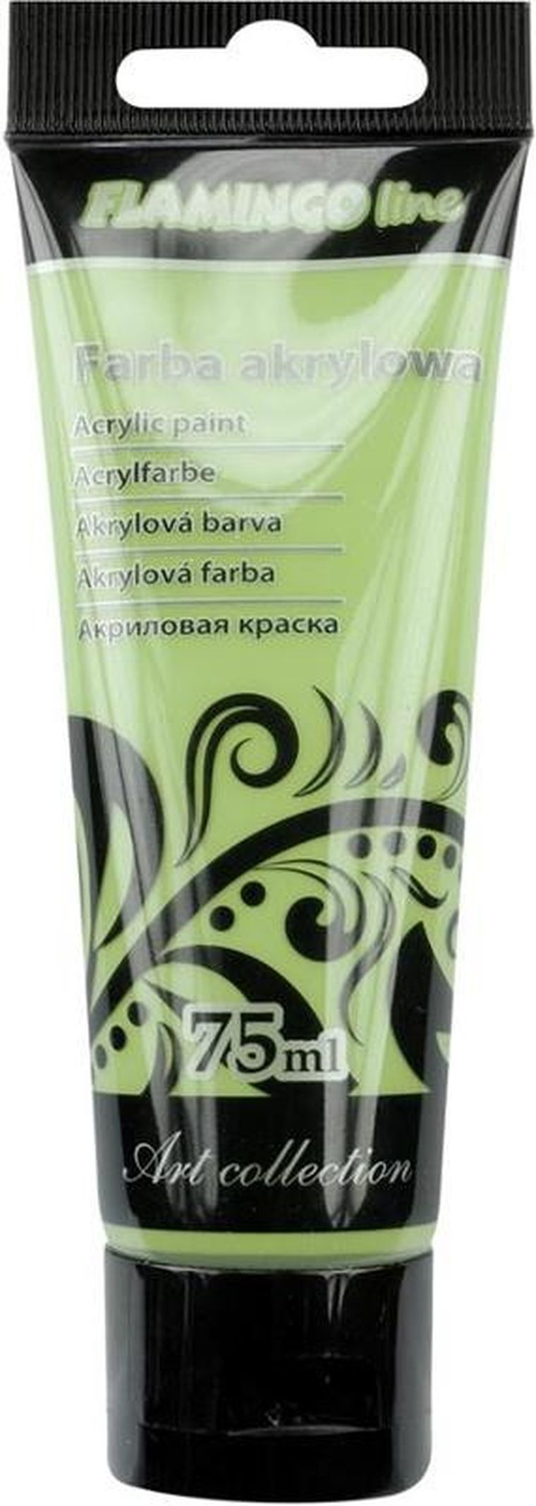 Hasta, Flamingo Line, Art Collection, farba akrylowa, tuba miętowy 055, 75 ml