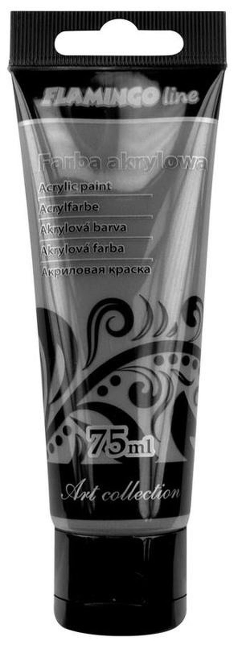 Hasta, Flamingo Line, Art Collection, farba akrylowa tuba, perłowa, grafitowa 120, 75ml
