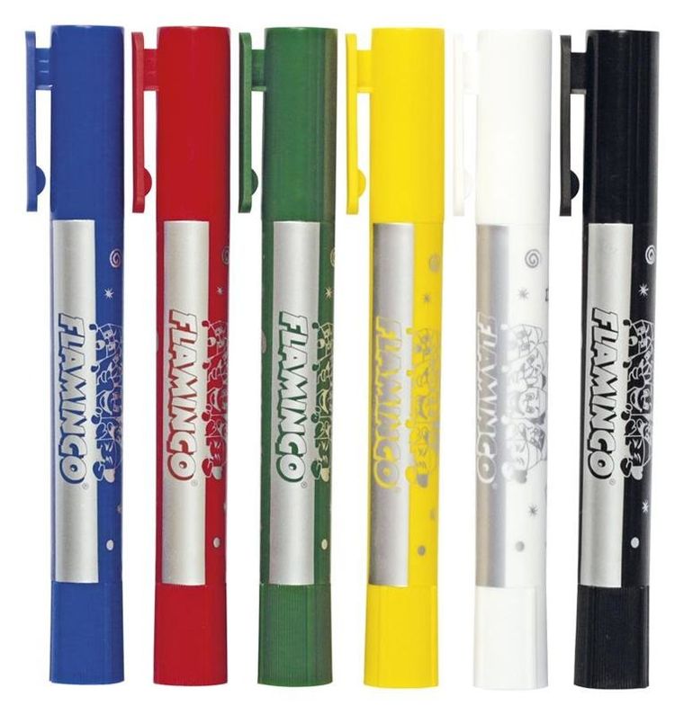 Hasta, kredki do malowania twarzy i ciała, 6 kolorów