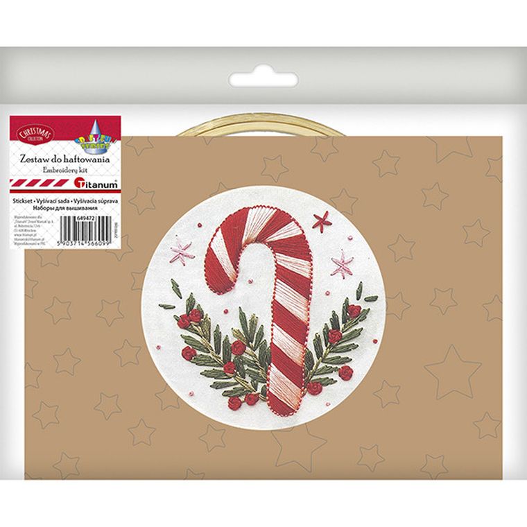 Hasta, Titanium, zestaw do haftowania, cukrowa laska