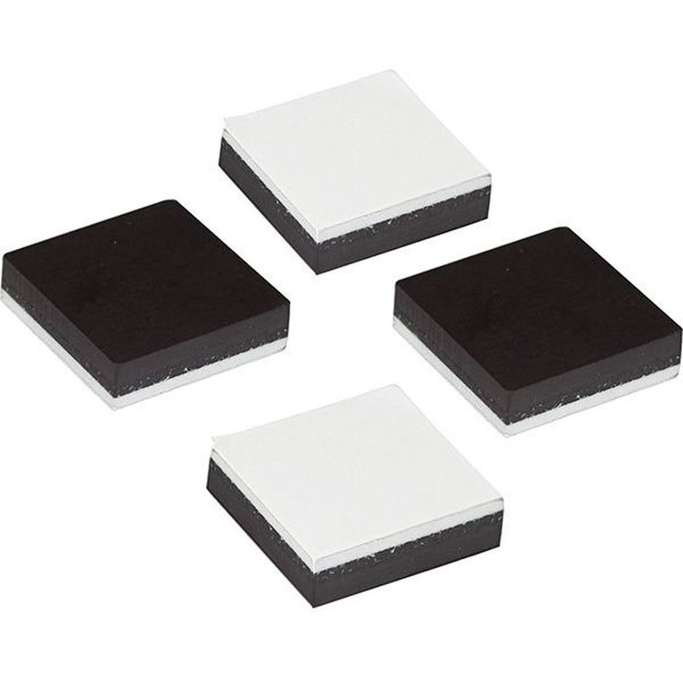 Hasta, Titanum Craft-fun Series, magnesy samoprzylepne, 25,4-25,4 mm, 4 szt.