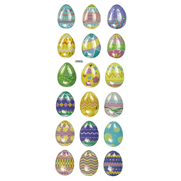 Hasta, Titanum Craft-fun Series, naklejki wypukłe, pisanki