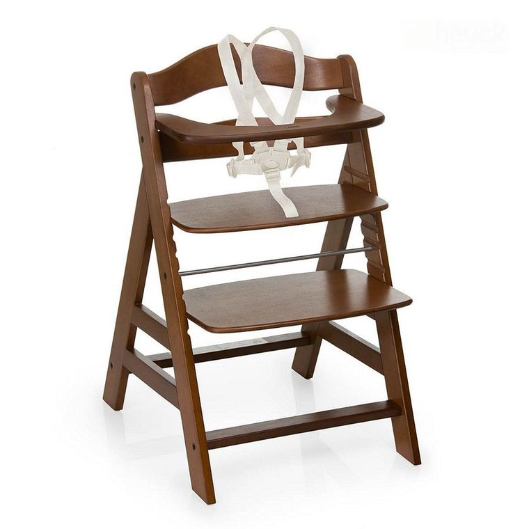Hauck, Alpha+, krzesełko do karmienia, Walnut
