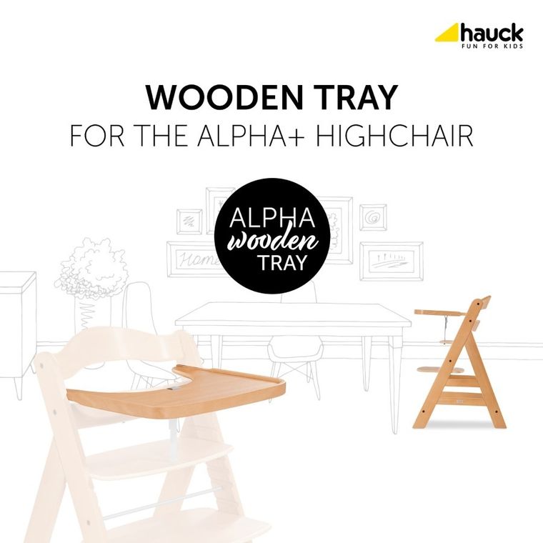 Hauck, Alpha Natural, tacka drewniana