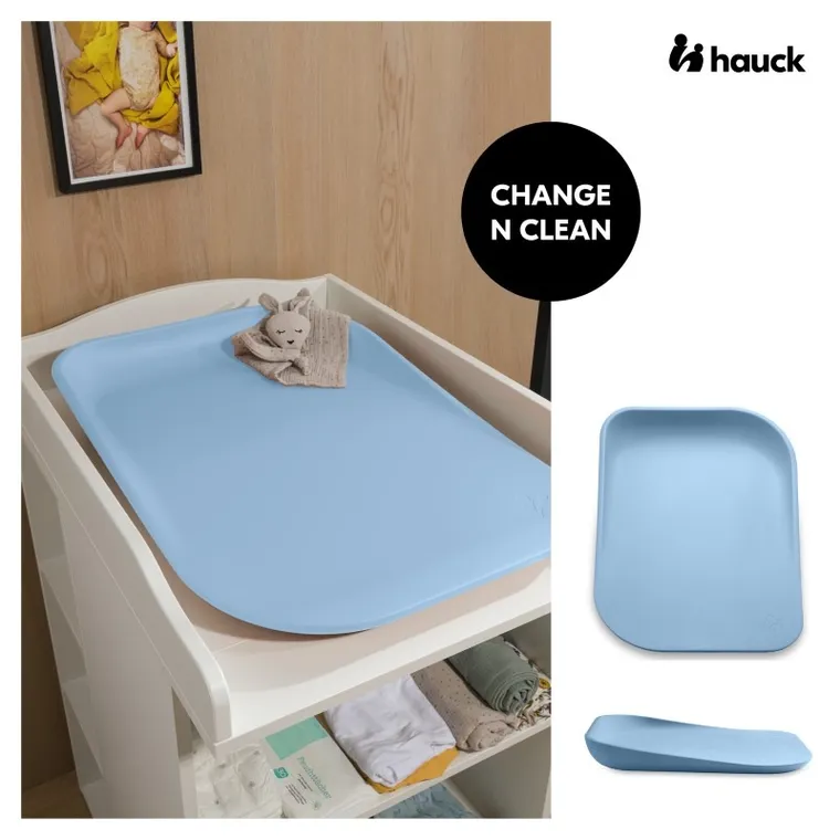 Hauck, Change N Clean, przewijak, Light Blue