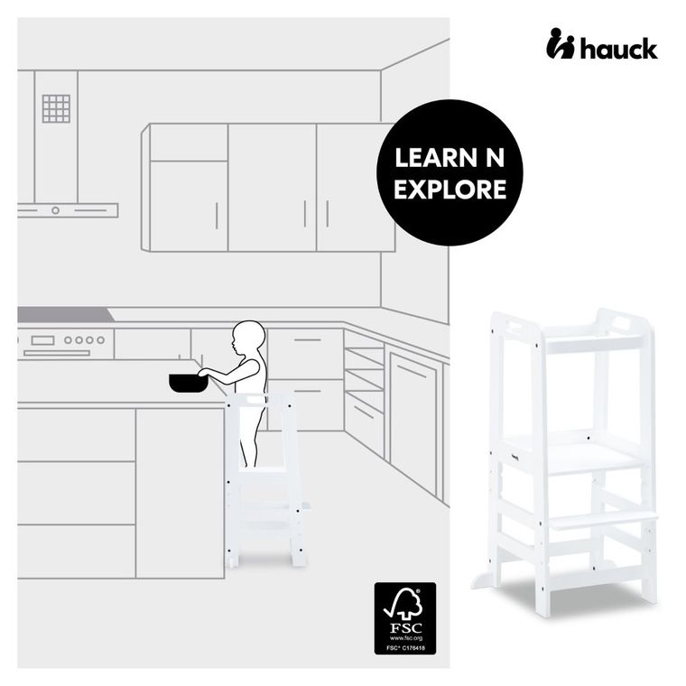 Hauck, Learn N Explore, pomocnik kuchenny, White