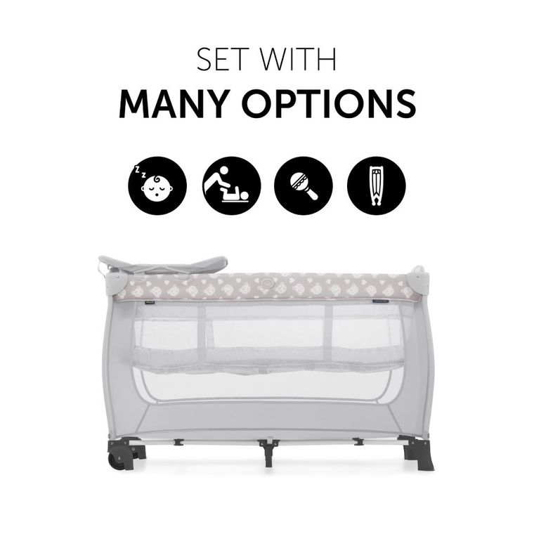 Hauck, Sleep N Play Center, łóżeczko turystyczne, Nordic Grey