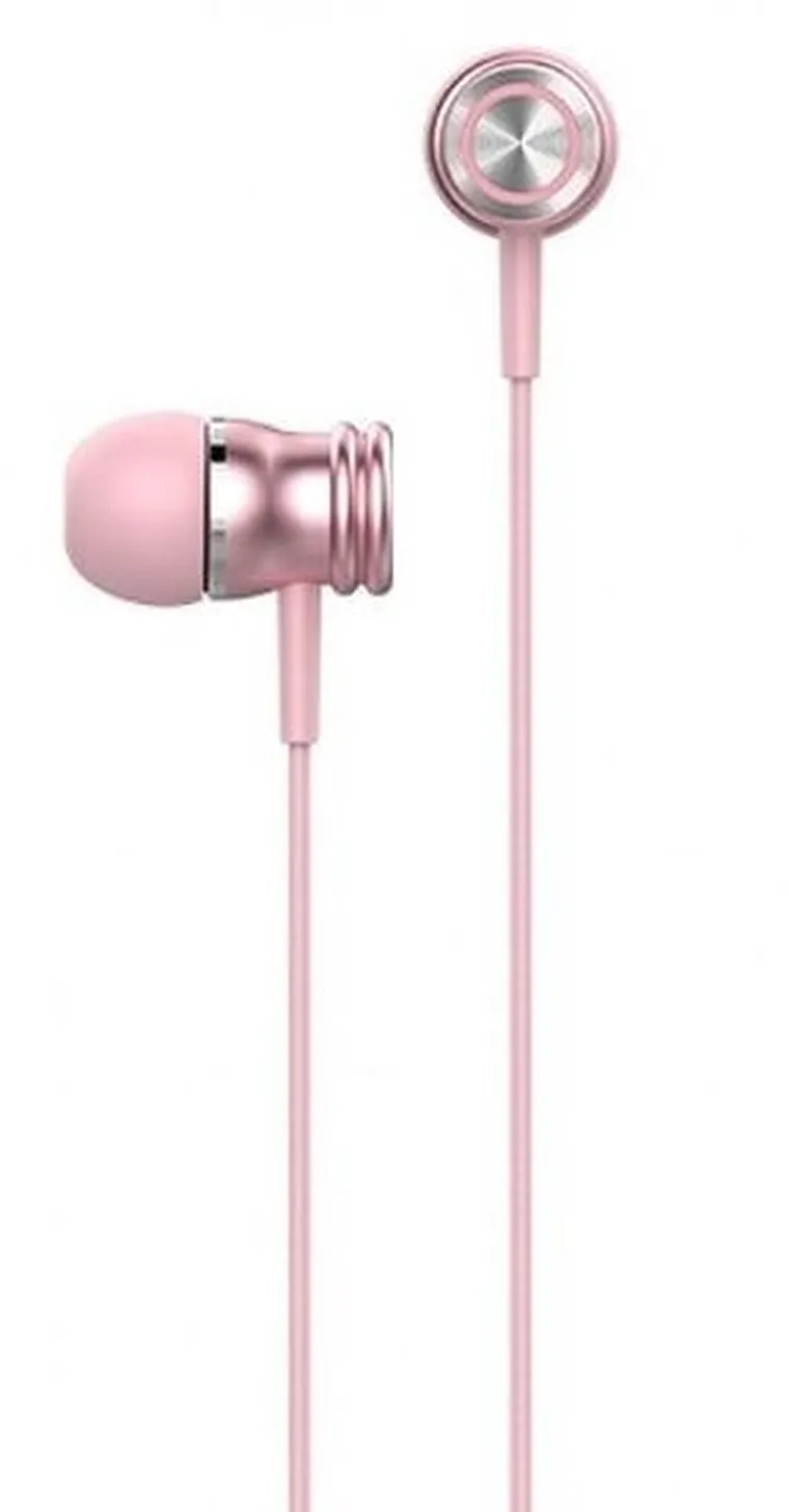 Havit, E303P, słuchawki przewodowe, różowy