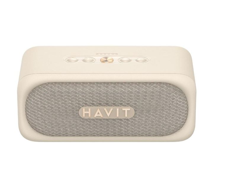 Havit, głośnik bezprzewodowy, bluetooth, beżowy, SK905BT