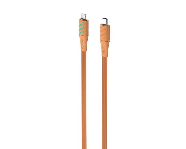Havit, kabel do ładowania, USB-C, pomarańczowy