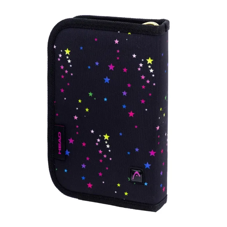 Head, Golden Effect, piórnik, rozkładany, dwuklapkowy, Rainbow Kitty